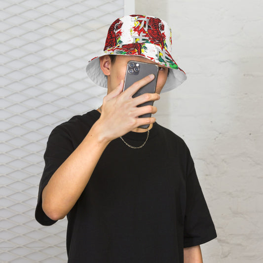 Raising Tiger Reversible Bucket Hat