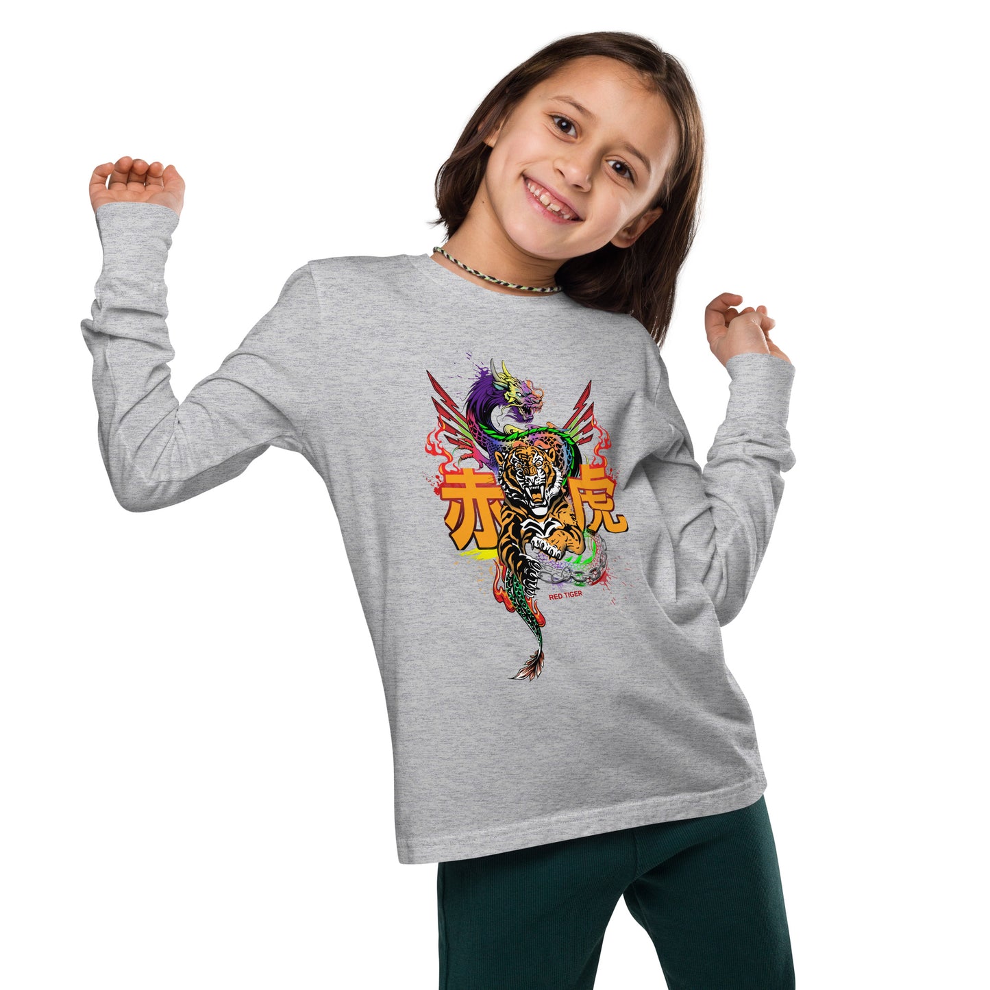 Tiger's Birth Youth Long Sleeve Tee