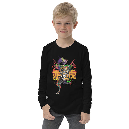 Tiger's Birth Youth Long Sleeve Tee