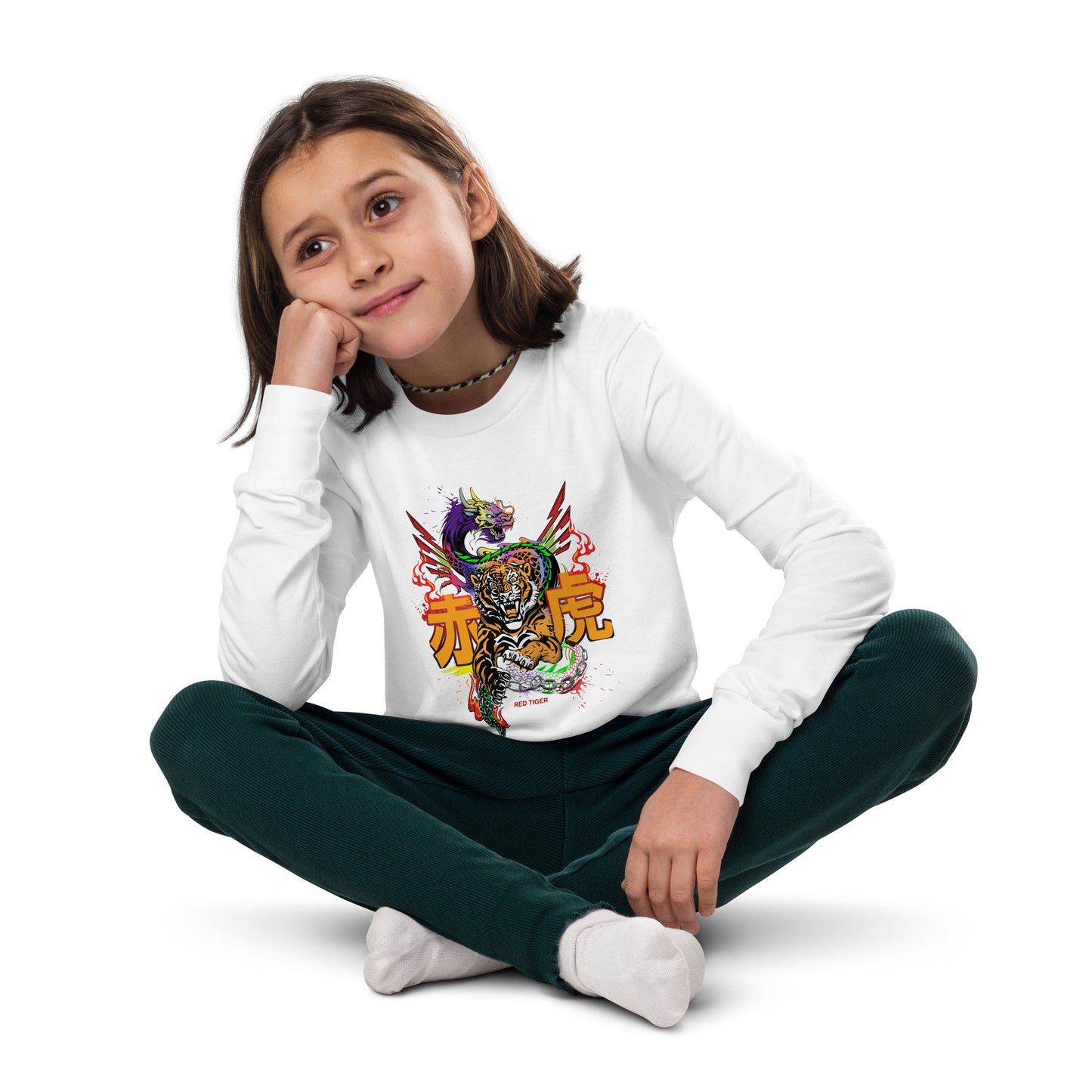 Tiger's Birth Youth Long Sleeve Tee